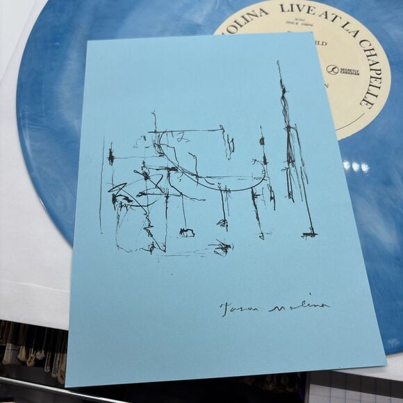 Jason Molina - Live At La Chapelle RARE Blue Dream Splash LP #129/450 Limited - Picture 12 of 12
